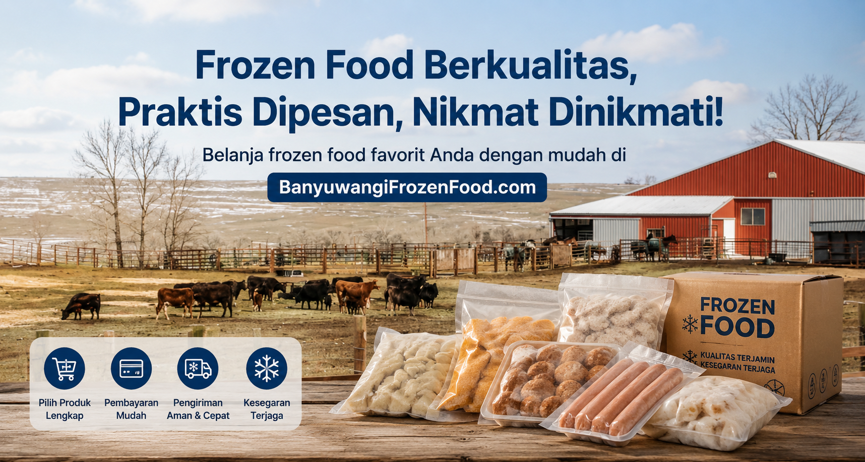 Toko Frozen Food Terdekat: Cara Mudah Pesan Frozen Food Online